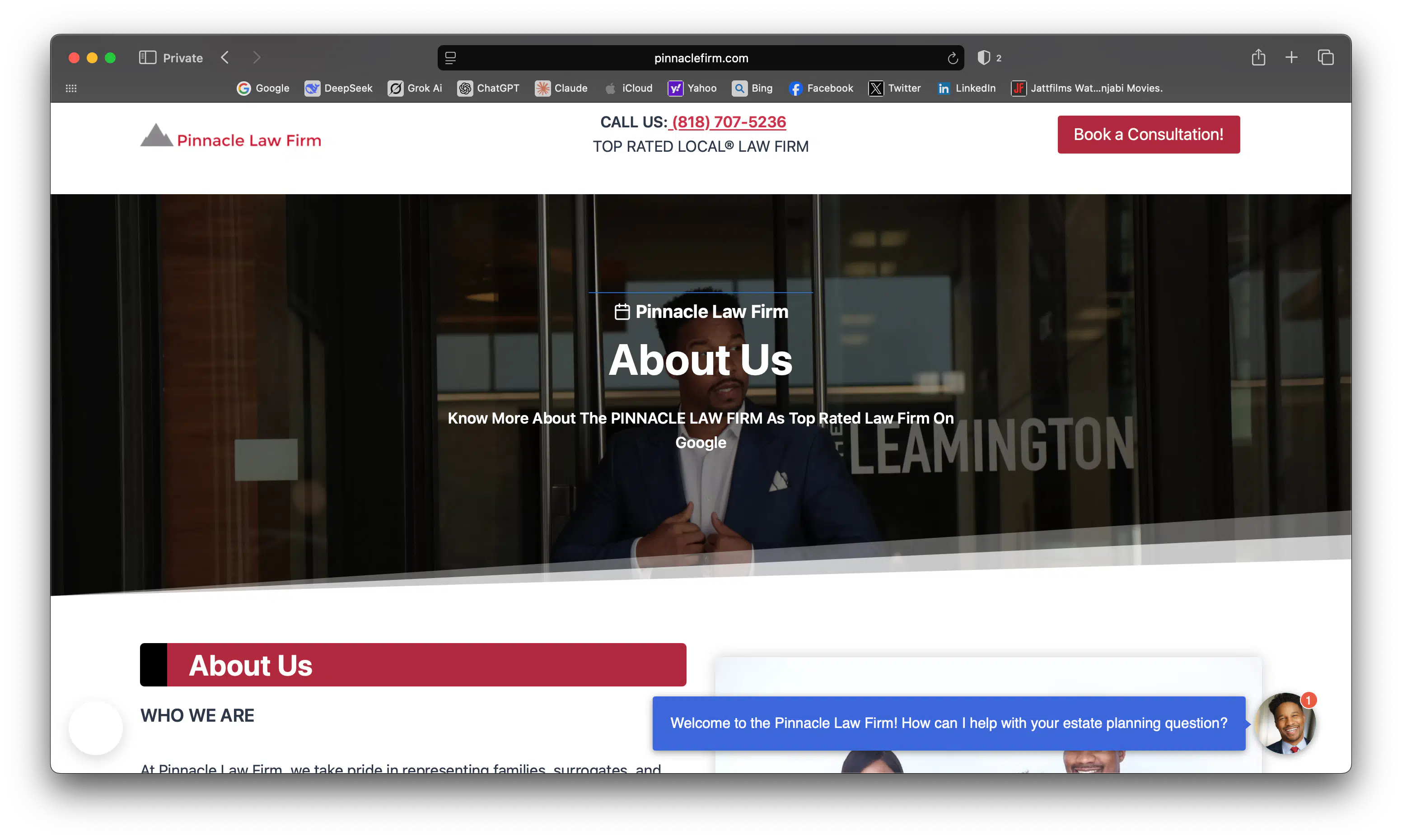 Pinnacle Law Firm Screenshot 4